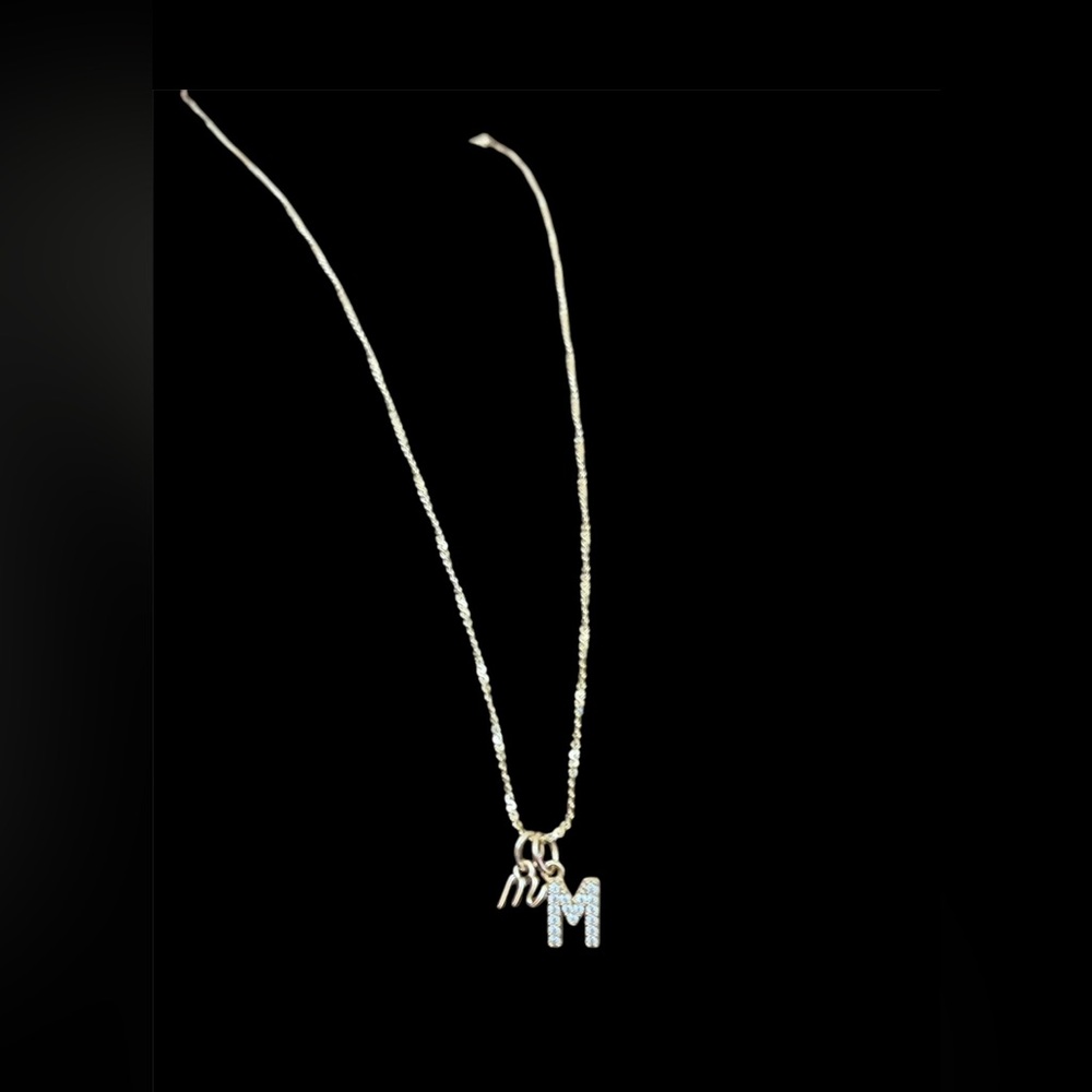 Initial “ M “ Necklace - image 5